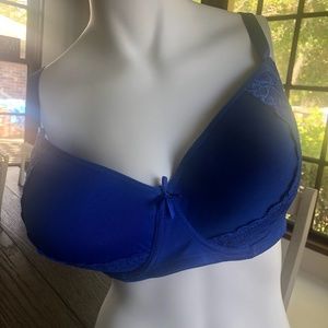 NWT Nice Royal Blue Bra by Dynashape  SZ 42DD